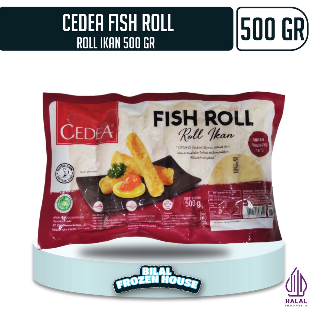 

Cedea Fish Roll 500gr - Row Roll - Roll Ikan