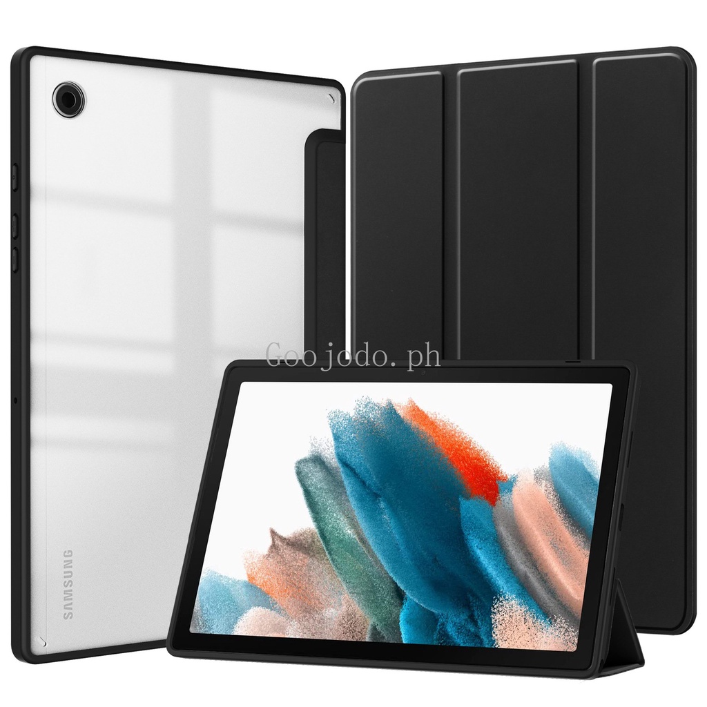 Hybrid Slim Akrilik Case Untuk Samsung Galaxy Tab A8 10.5&quot;2022 SM-X200 Hybrid Kasar Kickstand Smart Leaher Cover Dengan Tempat Pensil