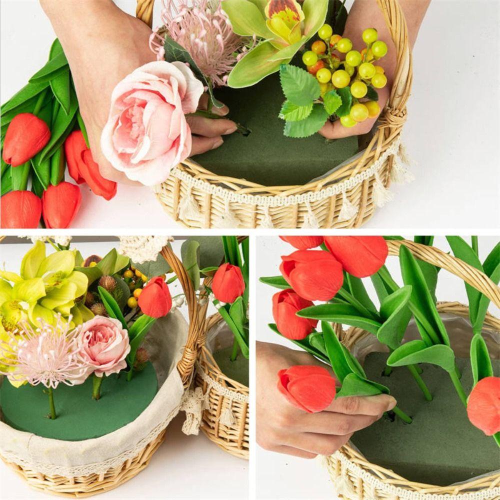 [Elegan] Floral Foam Penyerap Air Floriculture Florist Dekorasi Pernikahan Pesta Tempat Buket Bunga Lumpur