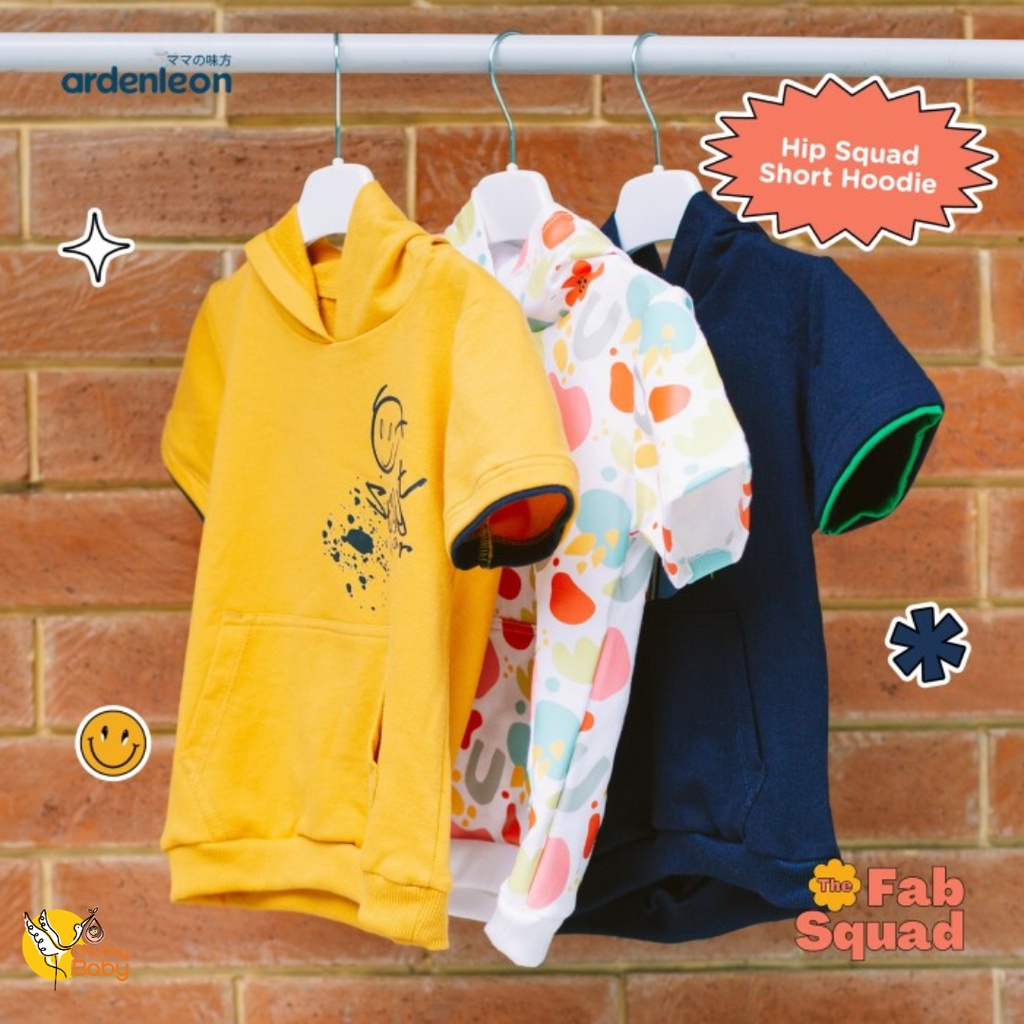 ARDENLEON - Hip Squad Short Hoodie |  Atasan Anak