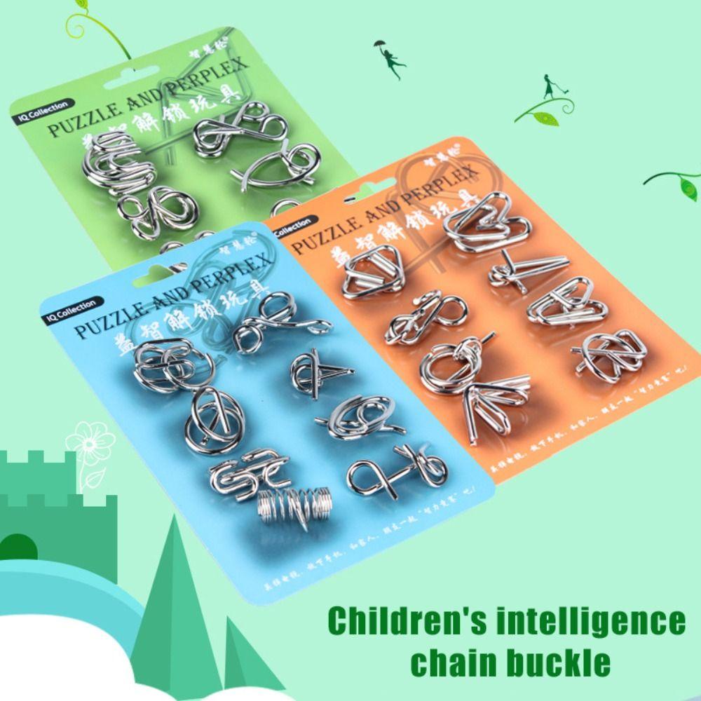 Needway   Brain Teaser Puzzle Hadiah Anak Permainan Kognisi Menyenangkan Brainteasers Game Diy Hadiah Pribadi 3d Puzzle Kawat Permainan Interaktif