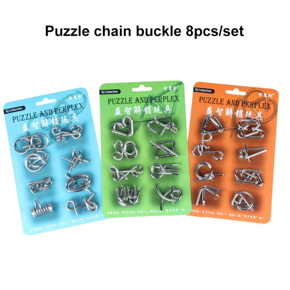 Needway   Brain Teaser Puzzle Hadiah Anak Permainan Kognisi Menyenangkan Brainteasers Game Diy Hadiah Pribadi 3d Puzzle Kawat Permainan Interaktif
