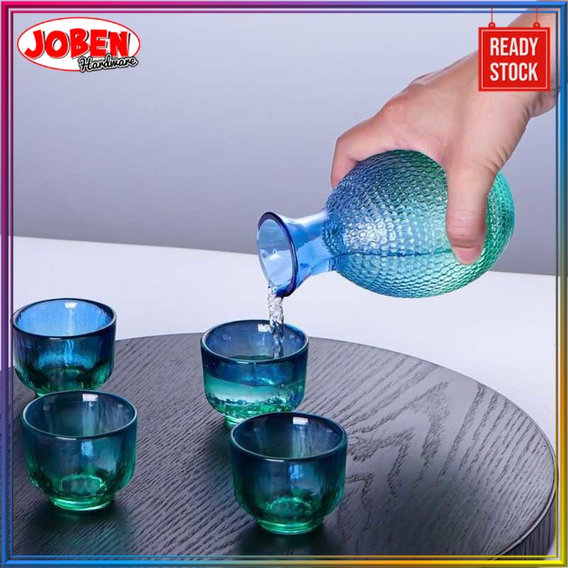 COD Gelas Kaca Untuk Minuman Es Kopi Teh Aesthetic Unik Estetik SSGP Cangkir Teko Kaca Set Japanese 