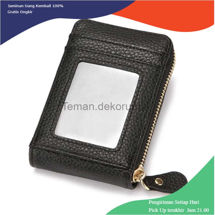 TD - DPR CUIKCA Dompet Kartu Travel Bahan Kulit PU Multifungsi - HF033