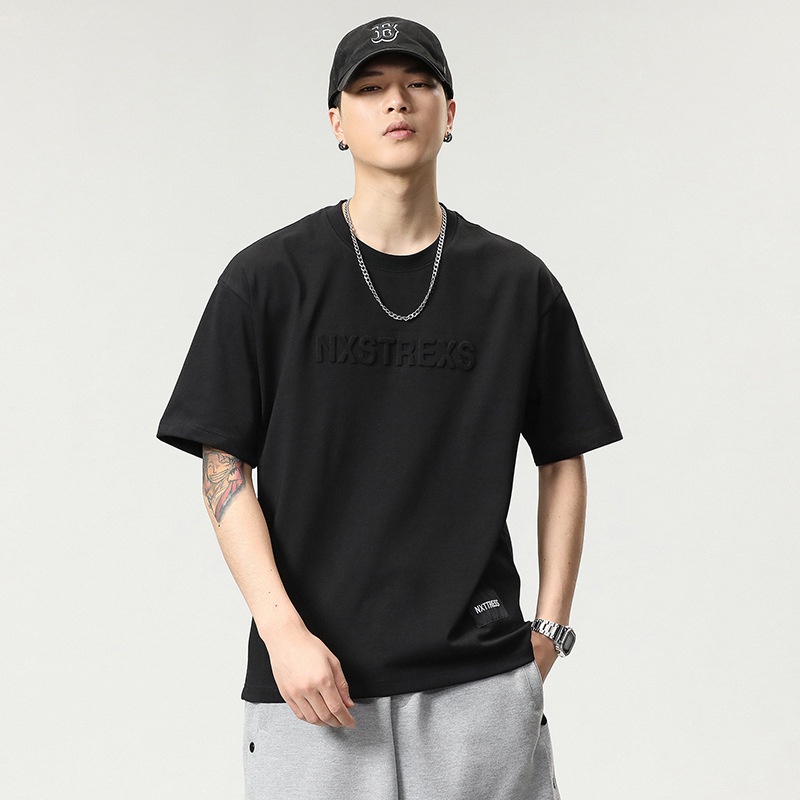 T&amp;Y Kaos Oversize Unisex 6789 Baju Distro Pria Wanita Atasan Lengan Pendek Tshirt Longgar Model Polos Warna Warni Murah Import