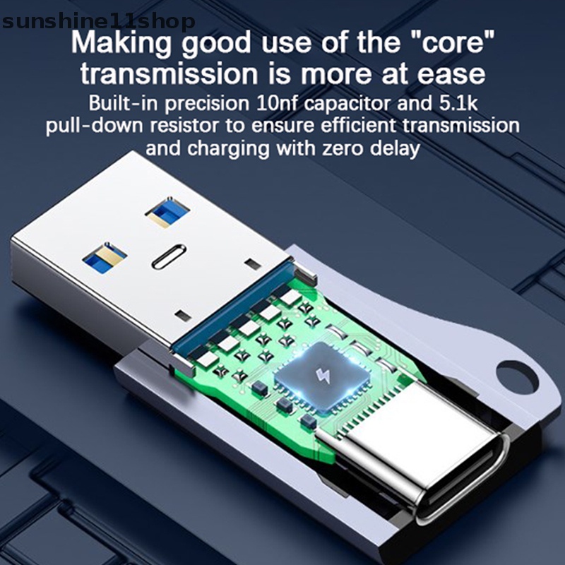 Sho 1pc OTG Tipe C To Micro USB Cable Converter Tipe C To USB 3.0 Adaptor OTG N