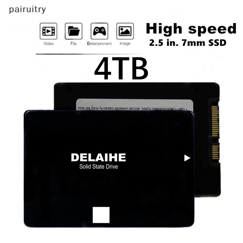 Prt High-speed Solid State Drive SSD 2.5 Inch SATA3 4TB Notebook Desktop Hardisk PRT