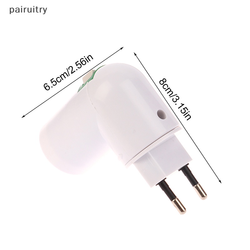 Prt 1Pc E27 Socket Lamp Bulb Adapter 360derajat Bases Lampu Yang Dapat Disesuaikan EU US Plug PRT