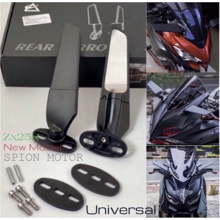 Spion Winglet Stealh Spion Motor Winglet Universal Ninja Cbr R15 R25 - Winglet Kecil