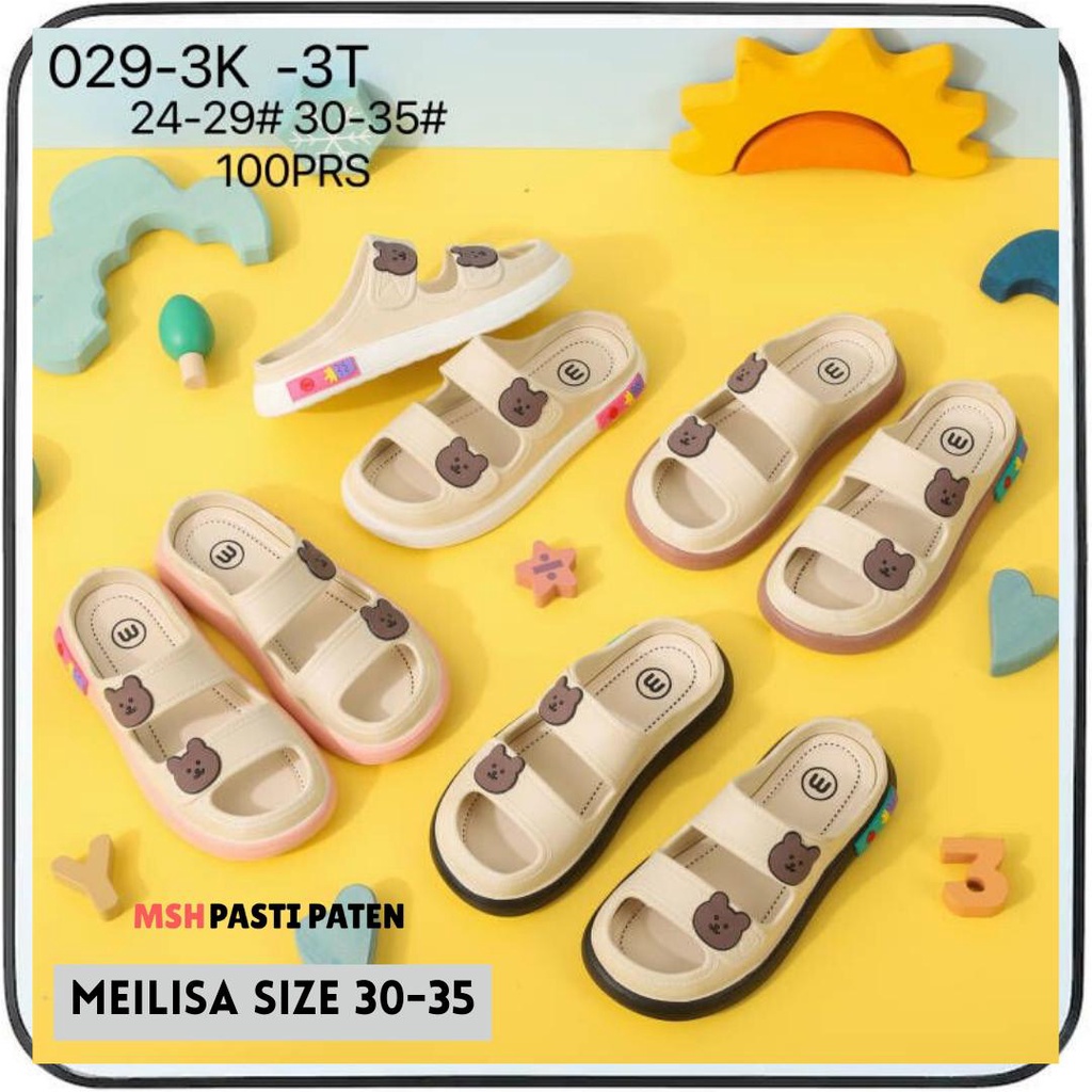 Sandal Jelly Anak Perempuan Motif Lotso Meilisa 029