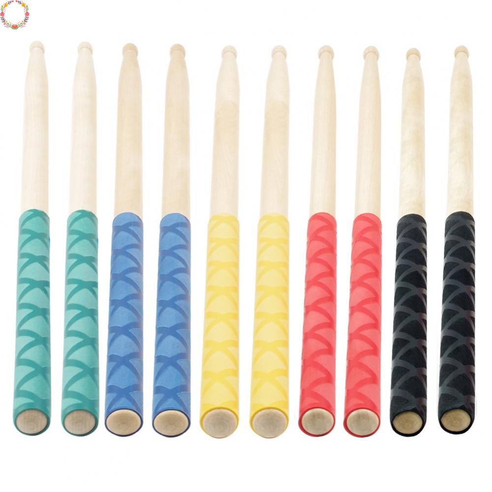 2pcs Drum Stick Grips Drumsticks Grip Serap Keringat Anti slip Untuk 7A 5A 5B 7B