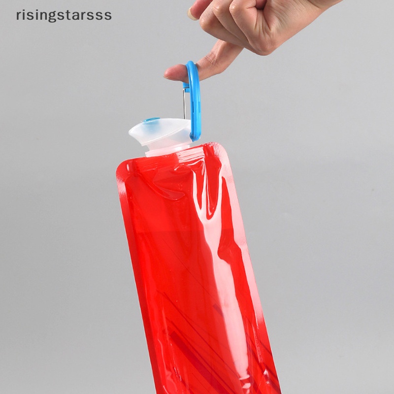 Rsid Span-new 700mL Reusable Sports Travel Portable Collapsible Folding Drink Water Bottle Kettle Olahraga Luar Ruangan Botol Air Plastik Jelly