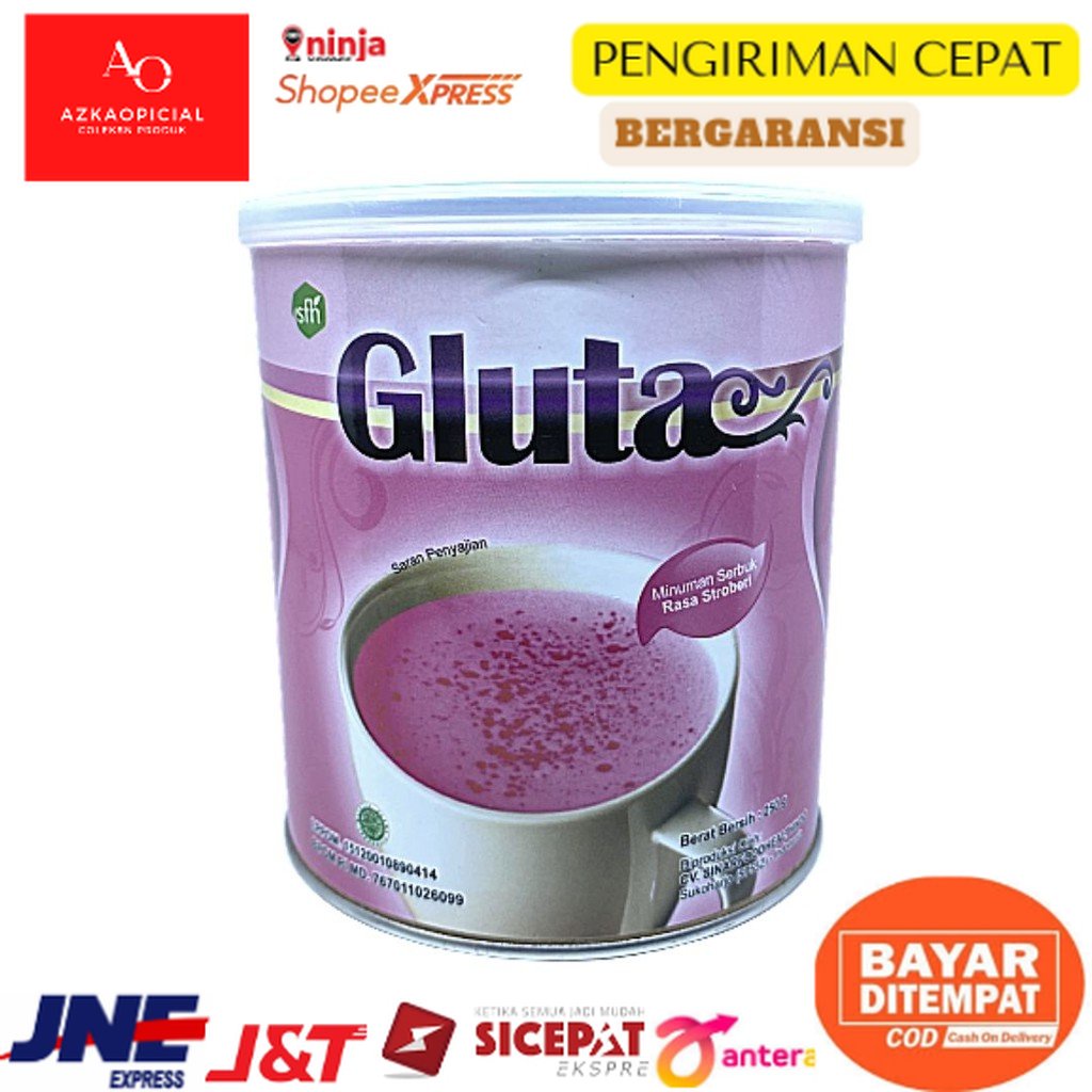 GLUTA DRINK SUSU GLUTA SUPLEMEN PEMUTIH BADAN PERAWATAN KULIT SERBUK MINUMAN COLLAGEN BUBUK