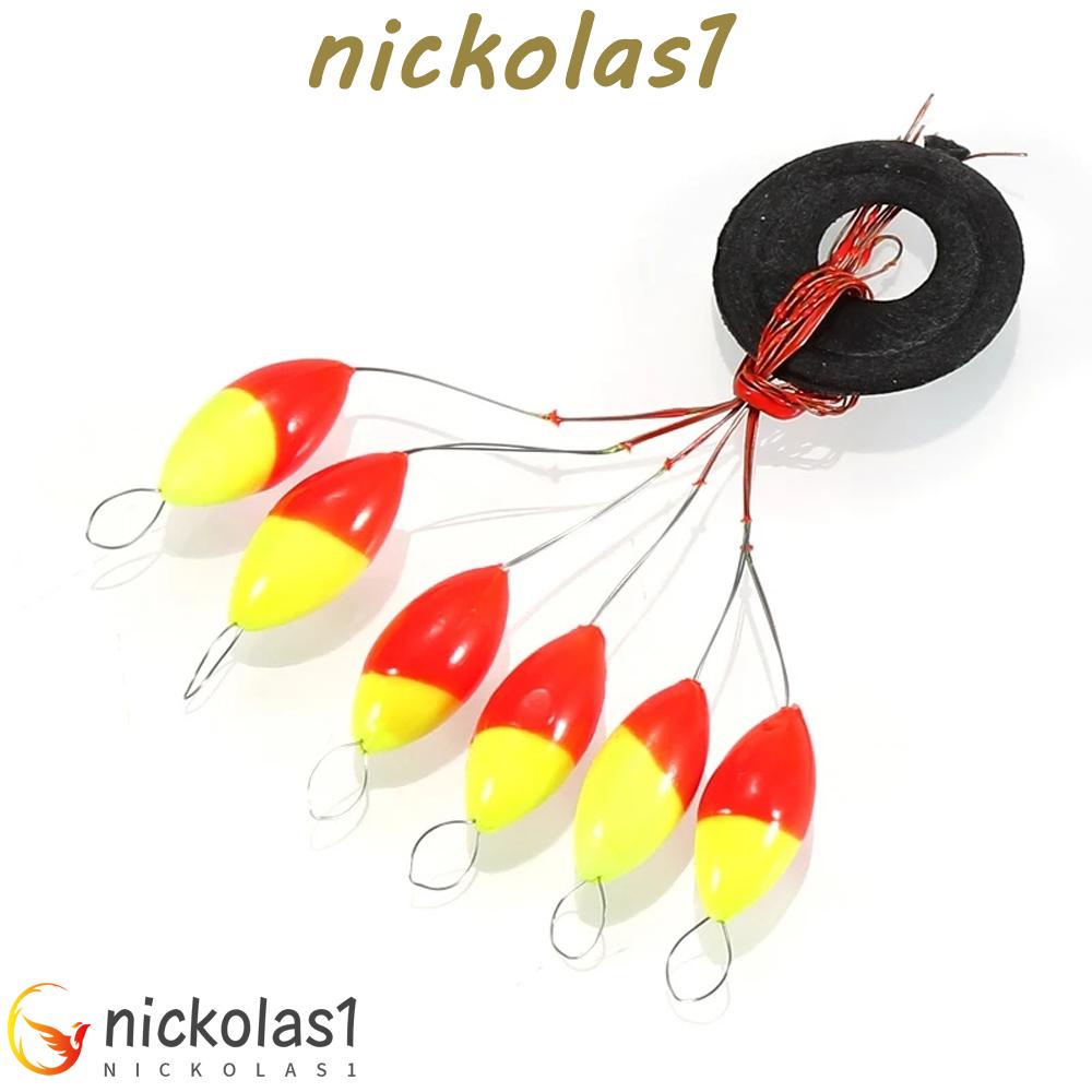 Nickolas1 Pelampung Pancing Oval Mini Pesca Fishing Stopper Space Pelampung Pancing Kacang Oval Warna Campur Pelampung Pancing Bobber