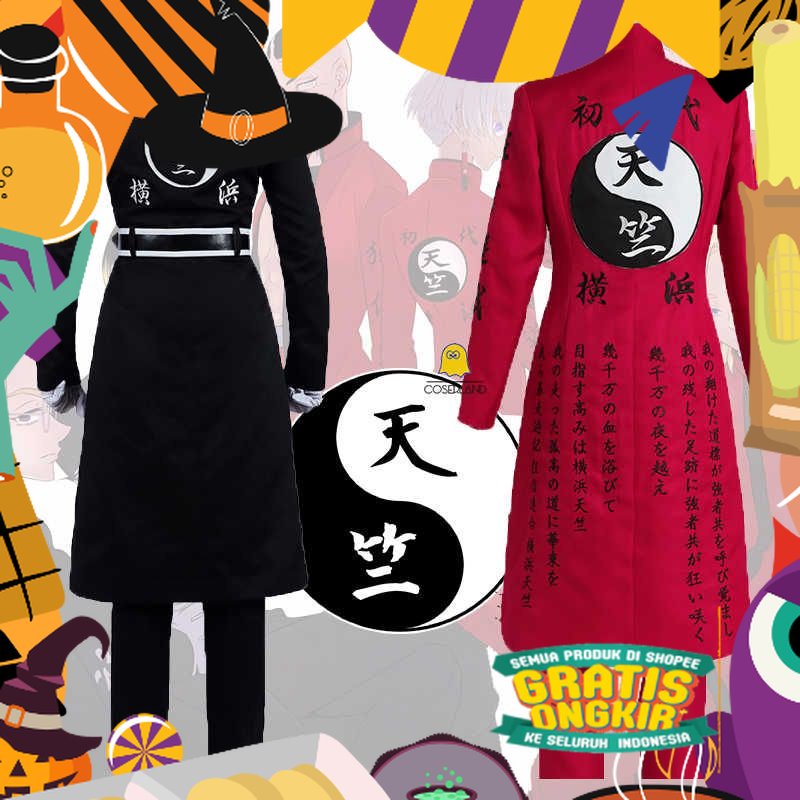 [Fullset] Rindou Ran Haitani Tenjiku Cosplay Costume Anime Male/ kekinan baru murah