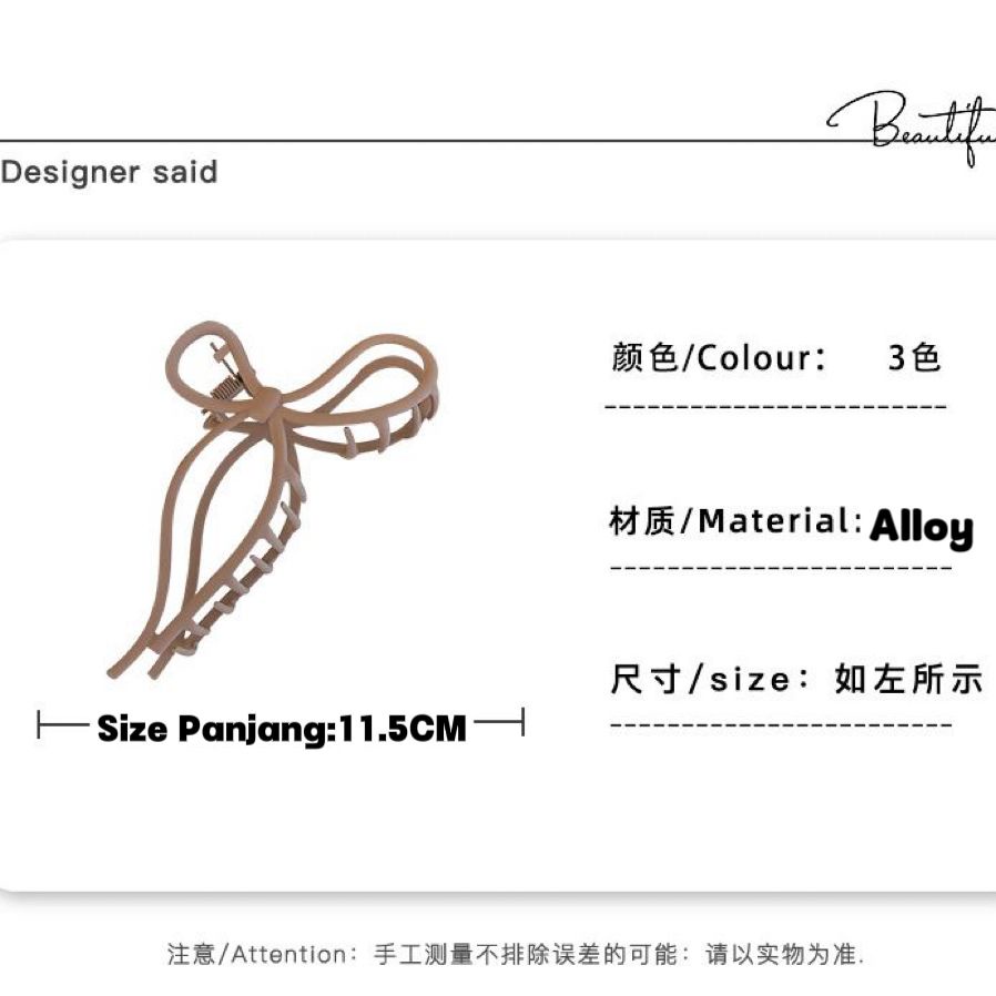 Jepit Rambut Korea Jedai Fashion Wanita Elegan High Quality Import