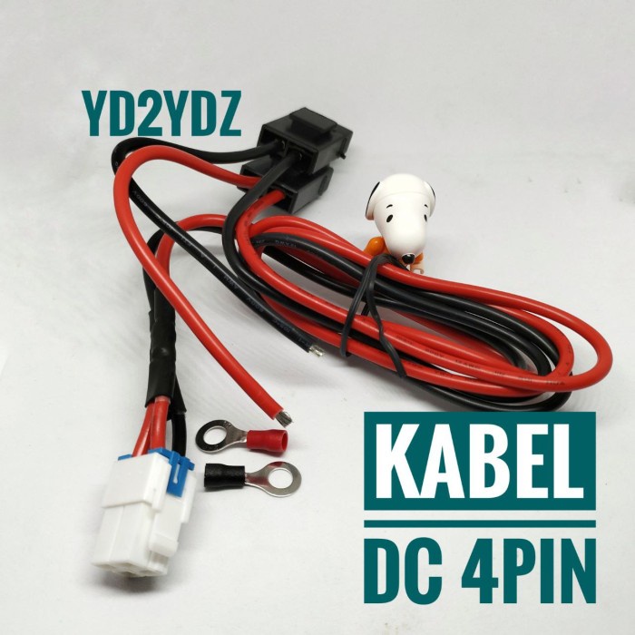 kabel power dc 4pin radio hf ssb kenwood ts480 ts480hx ts480sat ts590s yaesu ft450 ft450d ft891 ft950 ft991  ft2000 ftdx1200 ft3000 ft9000 icom ic7000 ic7100 ic7300 ic7600 ic7600 7100 7000 7300 7600 walkie talkie rig