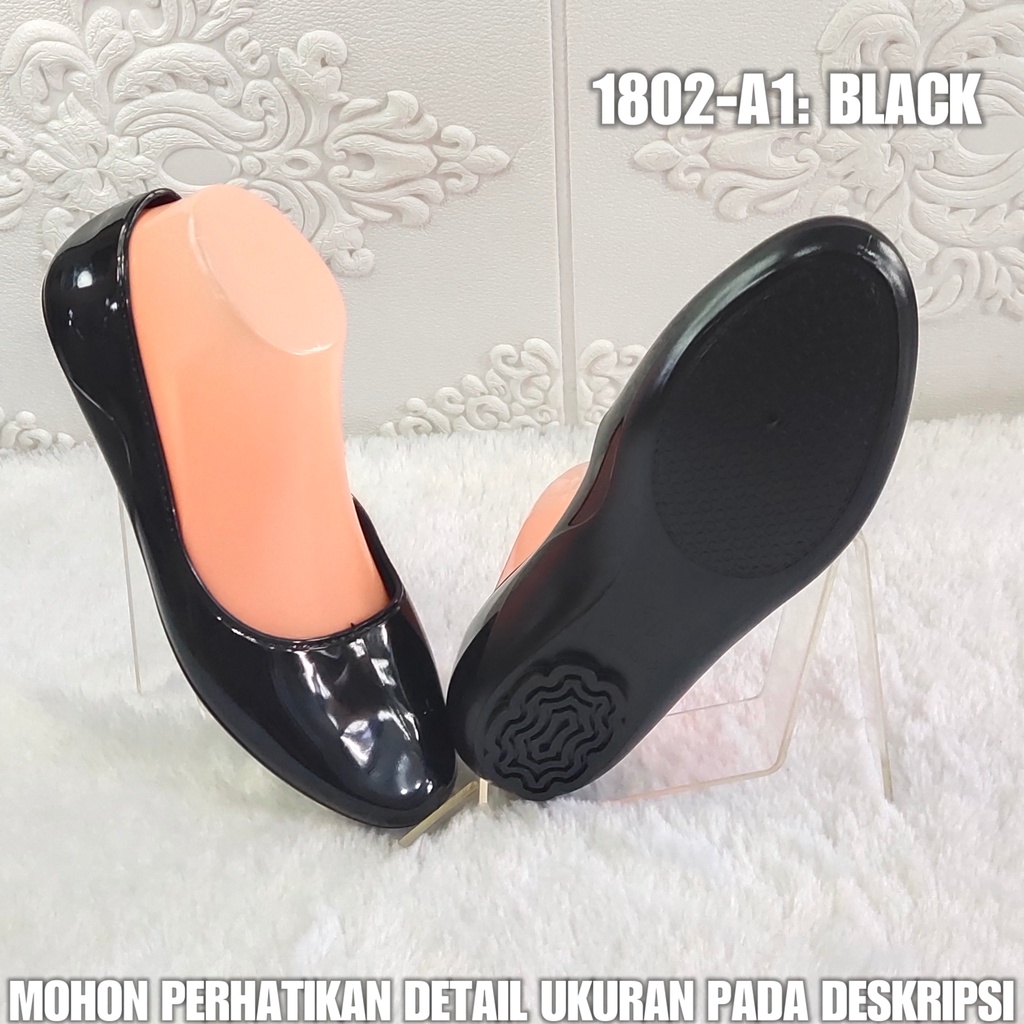 Sepatu Balet Perempuan 1802 A1 Sepatu Flat Wanita Simpel Elegan AntiSlip SPTFW