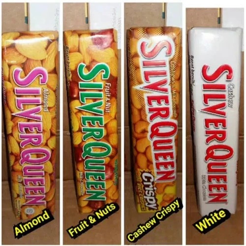 

SILVERQUEEN ALMOND 58gr delfi silver queen coklat kacang almond