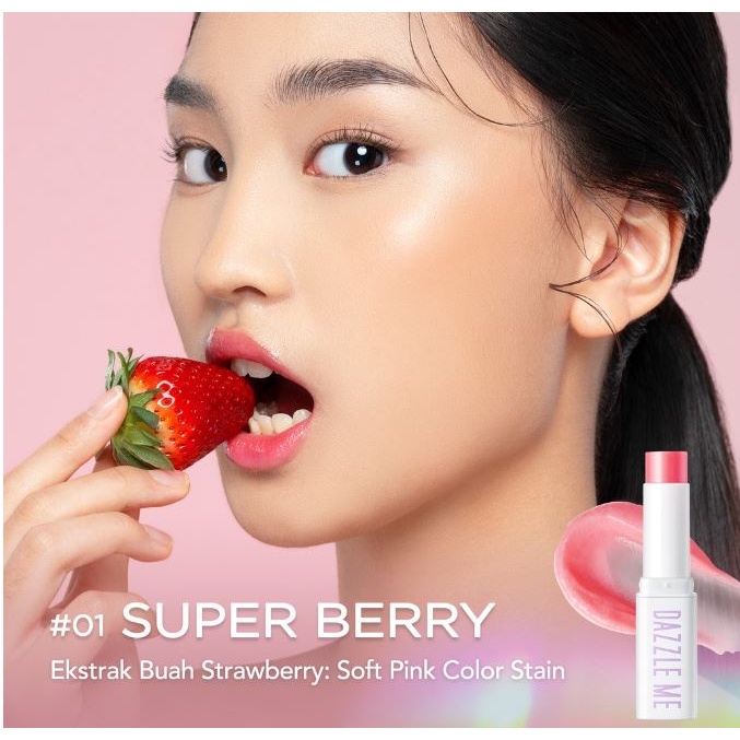 DAZZLE ME FRUIT JUSTICE LIP BALM - LIP CARE - LIPBALM 100% ORI ala korea EMPEROR