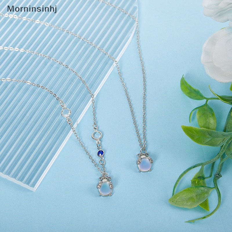 Mornin Color Firefly Alloy Kalung Gaya Korea Fashion Warna Silver Vintage Rantai Kristal Rantai Klavikula Untuk Wanita Perhiasan Pesta id