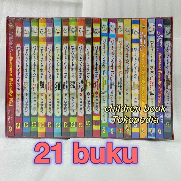 diary of a wimpy kid set 16 Buku - 20 buku