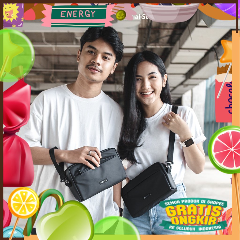 HEYRUS RUSEL Handbag Aruna I tas selempang pria sling bag waterproof/ Best seller terlaris anak dewa