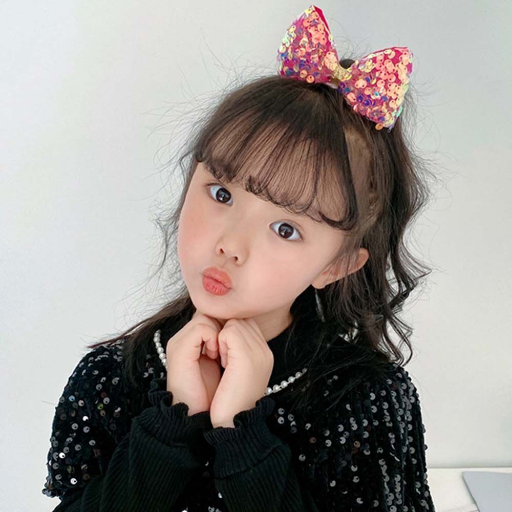 Jepit Rambut Korea Anak Pita Manik Sequin Blink Gaya Lucu Aksesoris Rambut Mewah Cute Import AK283