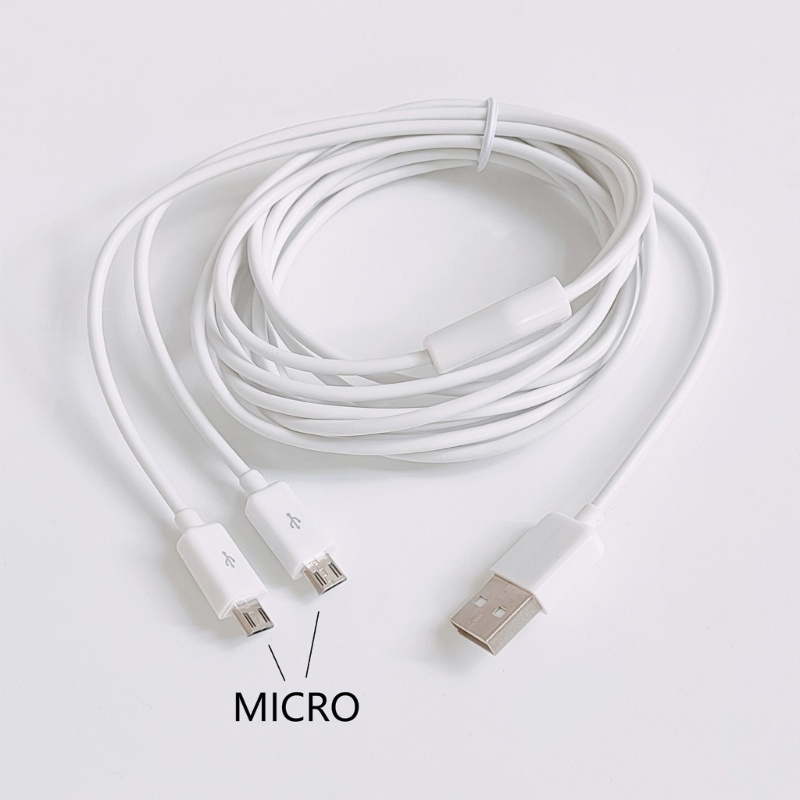 Cre Kabel USB Ke Micro USB USB USB 2-in-1 Portabel Pengisian Lebih Cepat Kabel Transmisi Data Pengisian Kabel USB Mikro