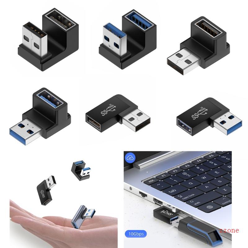 Konektor Adapter zzz Usb3 0 Male to Female Usb3 0 Header 90derajat Up Down Notebook Laptop PC Port Jack Connector