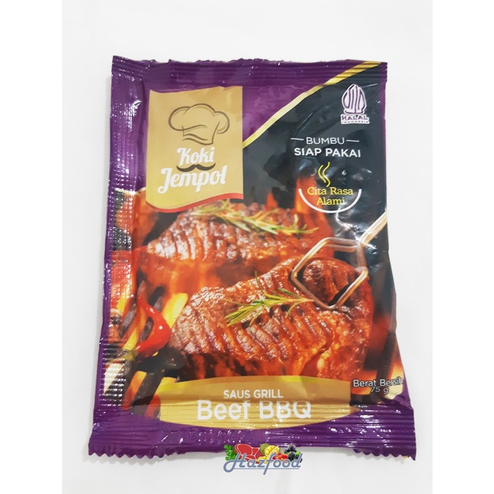 

Koki Jempol Saus Grill Beef Barbeque Marinasi 75g