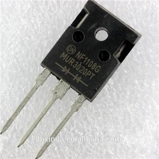 MUR3020PT To-247 MUR3020 3020 Rectifier Penyearah 30A 200V ON MUR 3020PT Dioda Transistor Diode