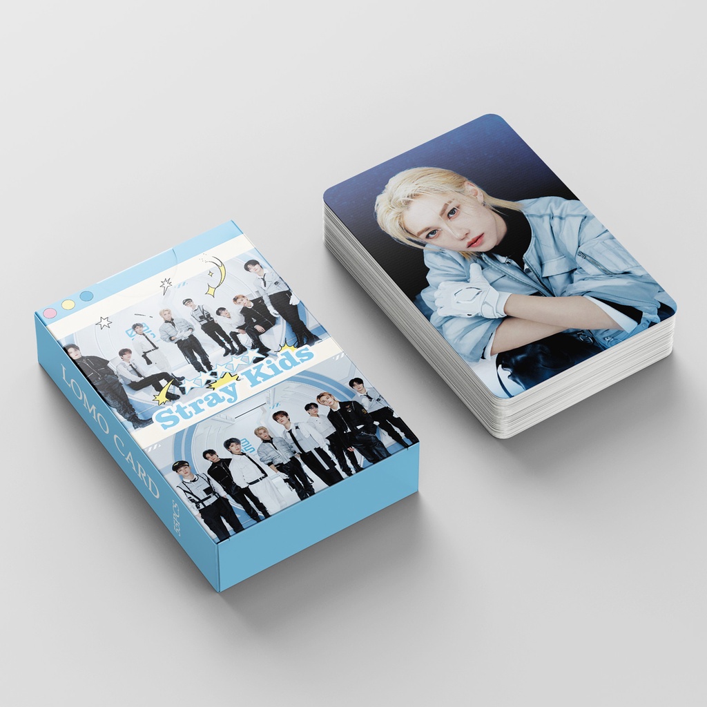 55pcs /box Album STRAY KIDS 5-STAR Photocards PILOT Kartu Lomo Straykids Kpop Postcards