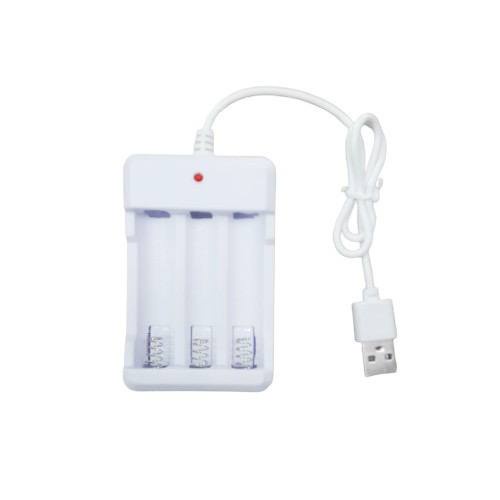 TGM - CHARGER BATRE AA / AAA 3 SLOT / ALAT CAS BATERAI A2 A3 CHARGER BATRE USB
