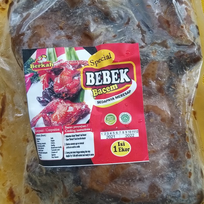 

N.E.W Bebek bumbu bacem merek Berkah