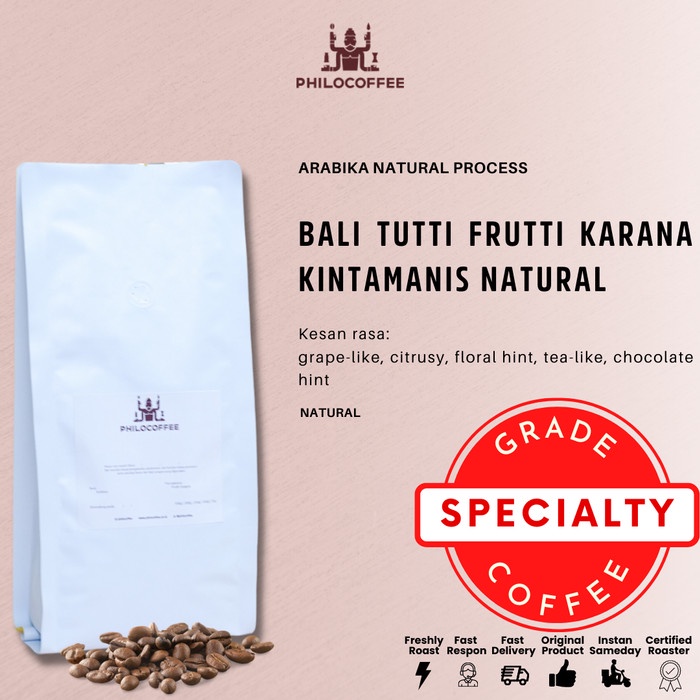 

N.E.W Kopi Arabika Bali Tutti Frutti Karana Kintamanis Natural 200g - Biji Kopi