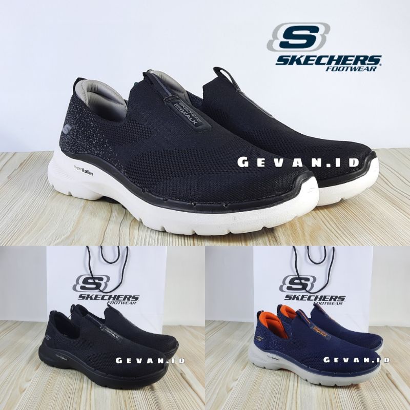 SEPATU SKECHERS PRIA / SKECHERS GOWALK 6 HYPER PILLARS / SKECHERS ORIGINAL