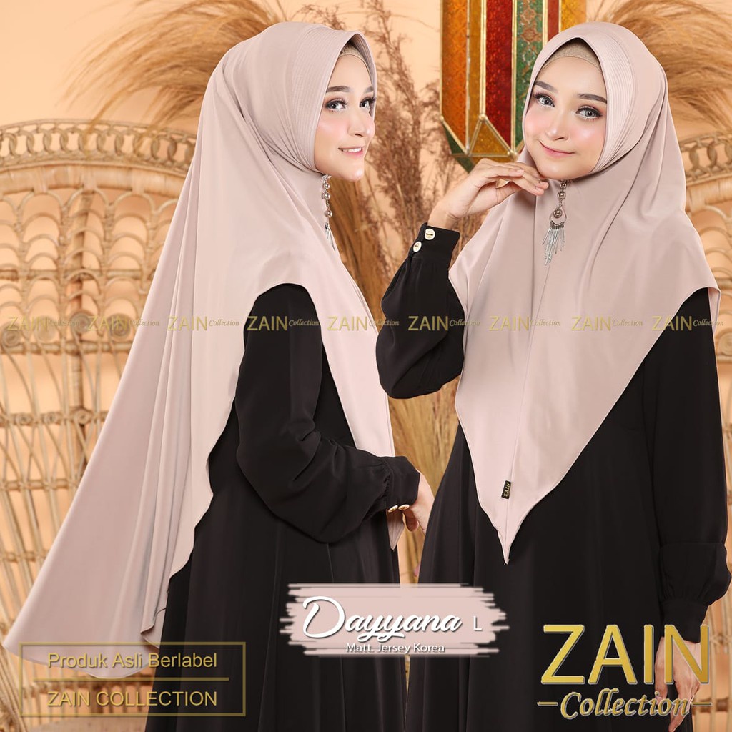 Jilbab Syari Instan Dayyana L Ori Zain Collection By Athirtextile