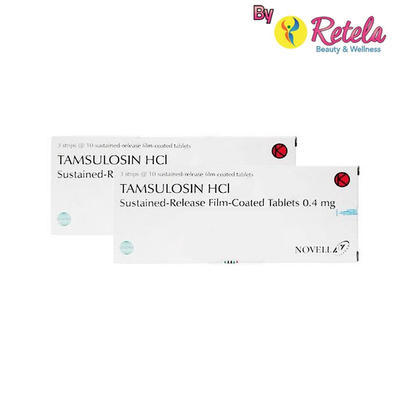 TAMSULOSIN 0.4MG 1 STRIP 10 TABLET