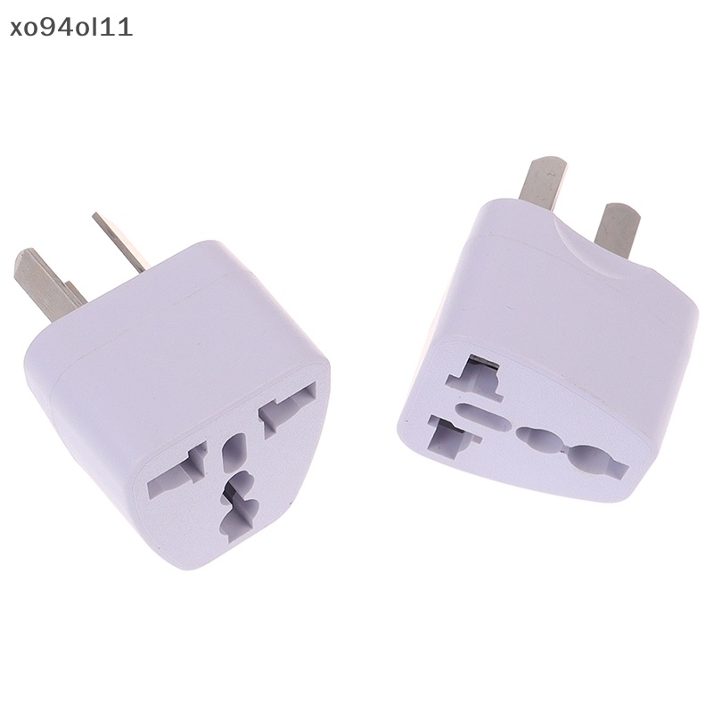 Xo Adaptor Colokan Listrik Travel Universal USA EU EURO Asia to AU AUSTRALIAN 3pin OL