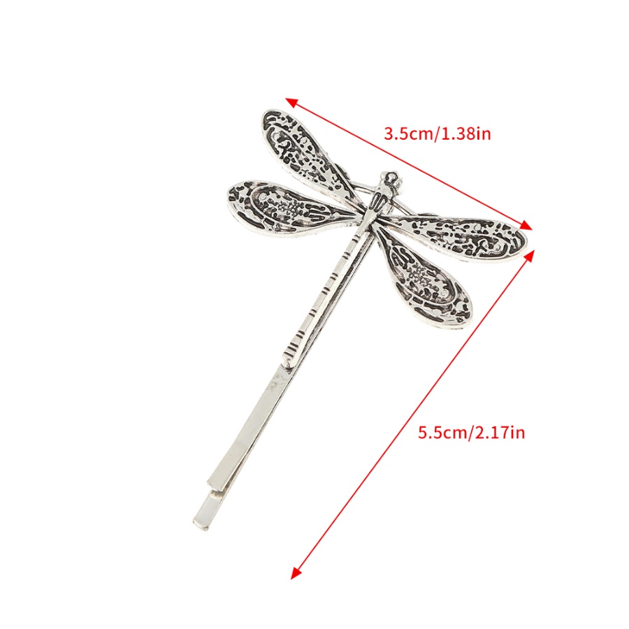 2-4 pcs/set Dragonfly Snake Shaped Hair Clip Berlian Imitasi Kristal Alloy Jepit Rambut Klip Samping Gadis Hiasan Kepala