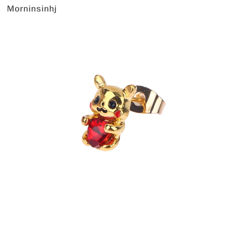 Mornin Kreatif Golden Anime Cinta Batu Putih Kalung Kartun Aksesoris Lucu id