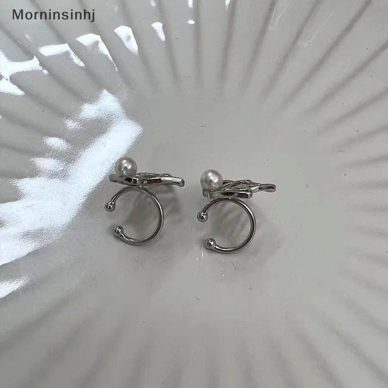 Mornin Mode Baru Anting Kupu-Kupu Untuk Wanita Anting Hadiah Perhiasan Anting Mutiara Zirkon Premium id