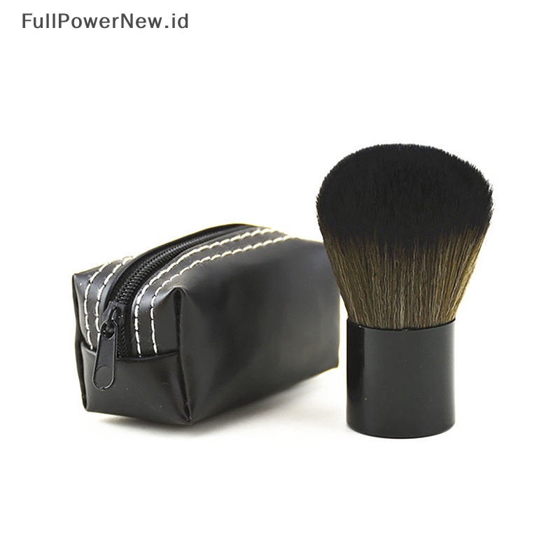Power Bronzer Loose Powder Blush Kabuki Bedak Contour Makeup Soft Brush Alat Kosmetik ID