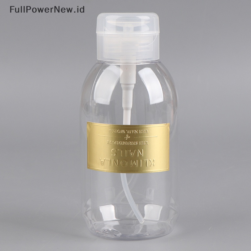 Power Dispenser Pompa Plastik Nail Art Kosong Varnish Remover Press Botol Poles ID
