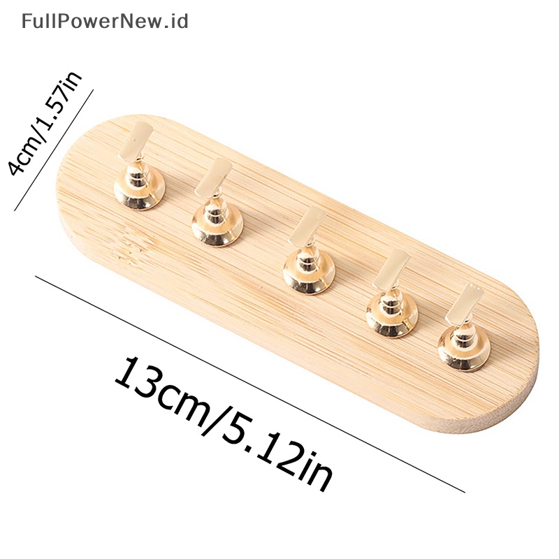 Power Magnetic Nail Holder Display Stand Tips Kuku Palsu Rak Penunjuk Kutek ID