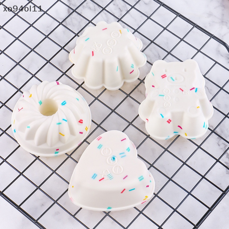 Xo Cetakan Kue Silikon Lucu Muffin Cupcake Dapur Baking Mold DIY Cake Tools OL