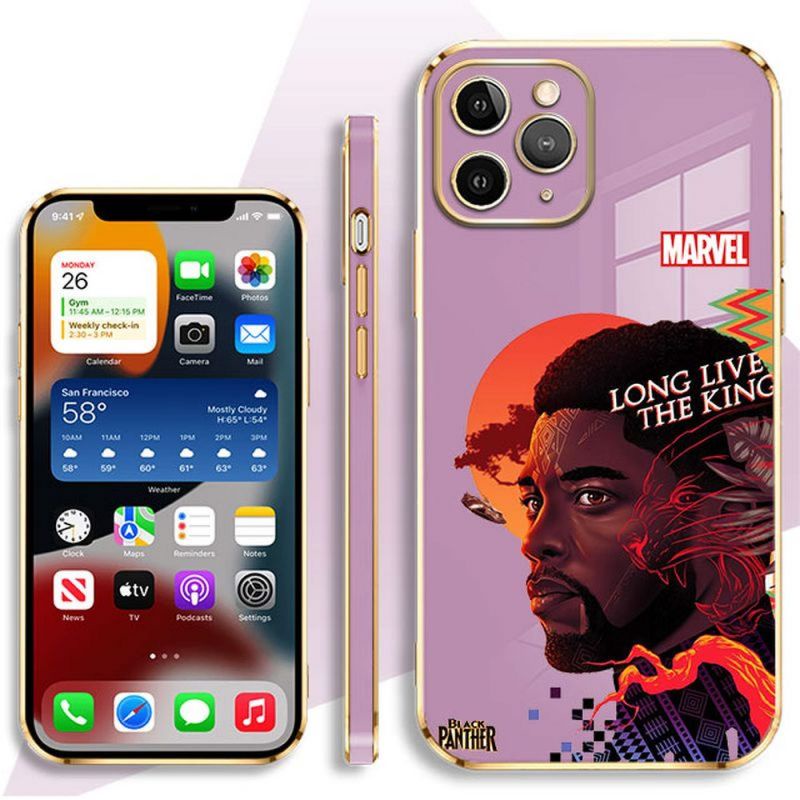 Soft TPU Black Panther Case for Vivo S1 S1Pro Y11 Y15S Y15A Y15C Y012 Y16 Y355G Y17 Y3 Y12 Y15 Y19 Y