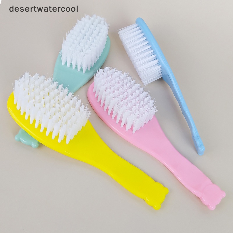 Deid Sisir Rambut Bayi Newborn Lanugo Hairbrush Bulu Nilon Lembut Gagang Beruang Sikat Rambut Untuk Balita Bayi Pijat Alat Pembersih Kepala Martijn