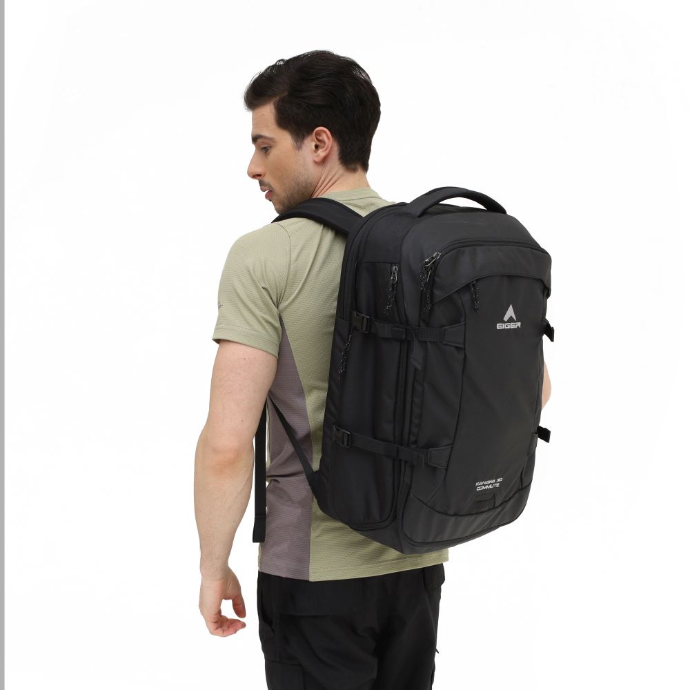 EIGER KANAWA COMMUTE 30 1.0 LAPTOP BACKPACK BLACK